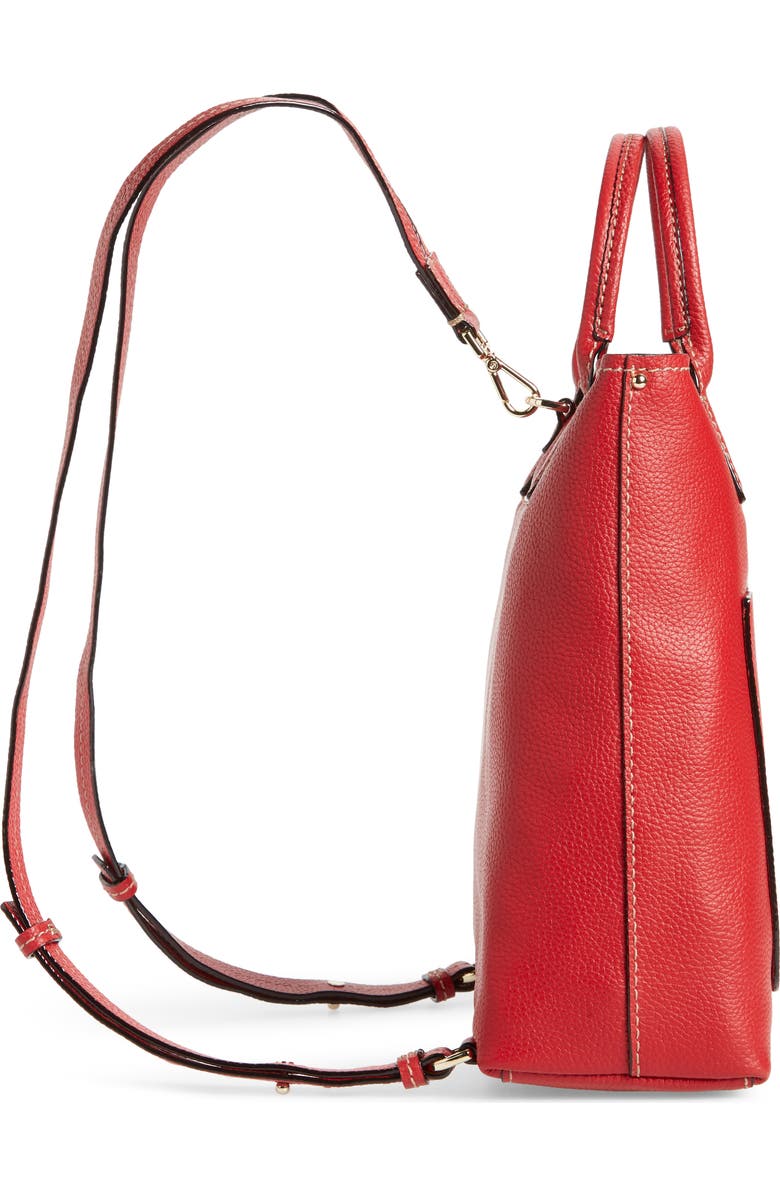 Kate Spade New York maple street - kenzie leather convertible backpack, Alternate, color,