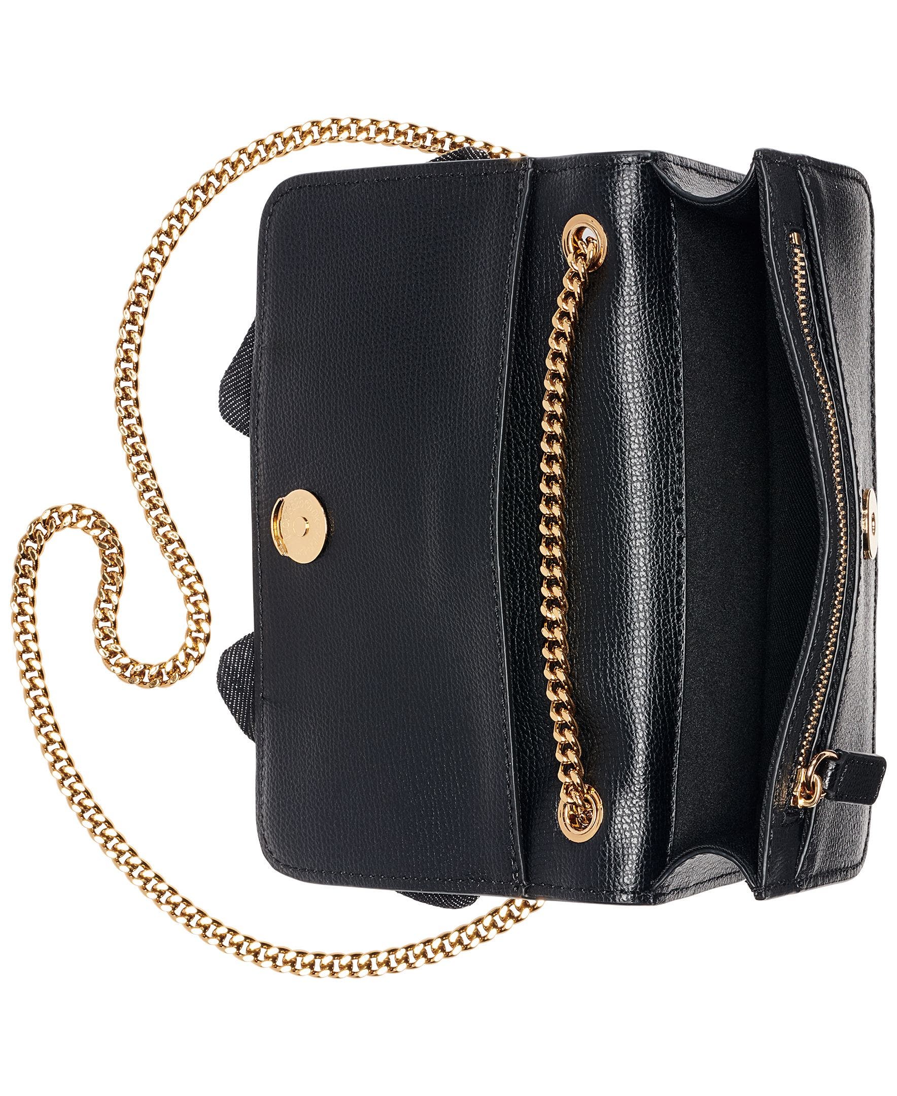 Kosette Denim Crossbody, Alternate, color, Black Denim