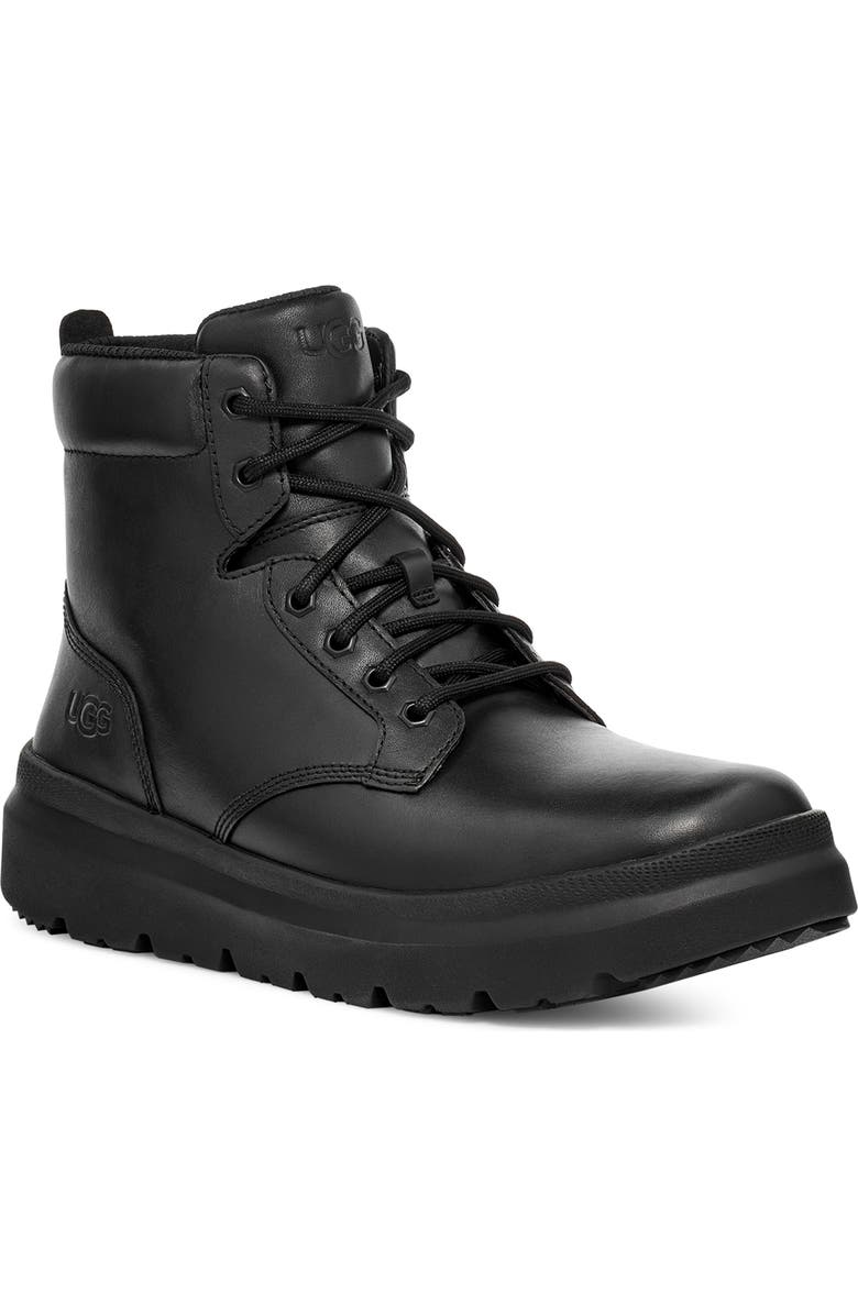 UGG<sup>®</sup> Burleigh Waterproof Combat Boot, Main, color,