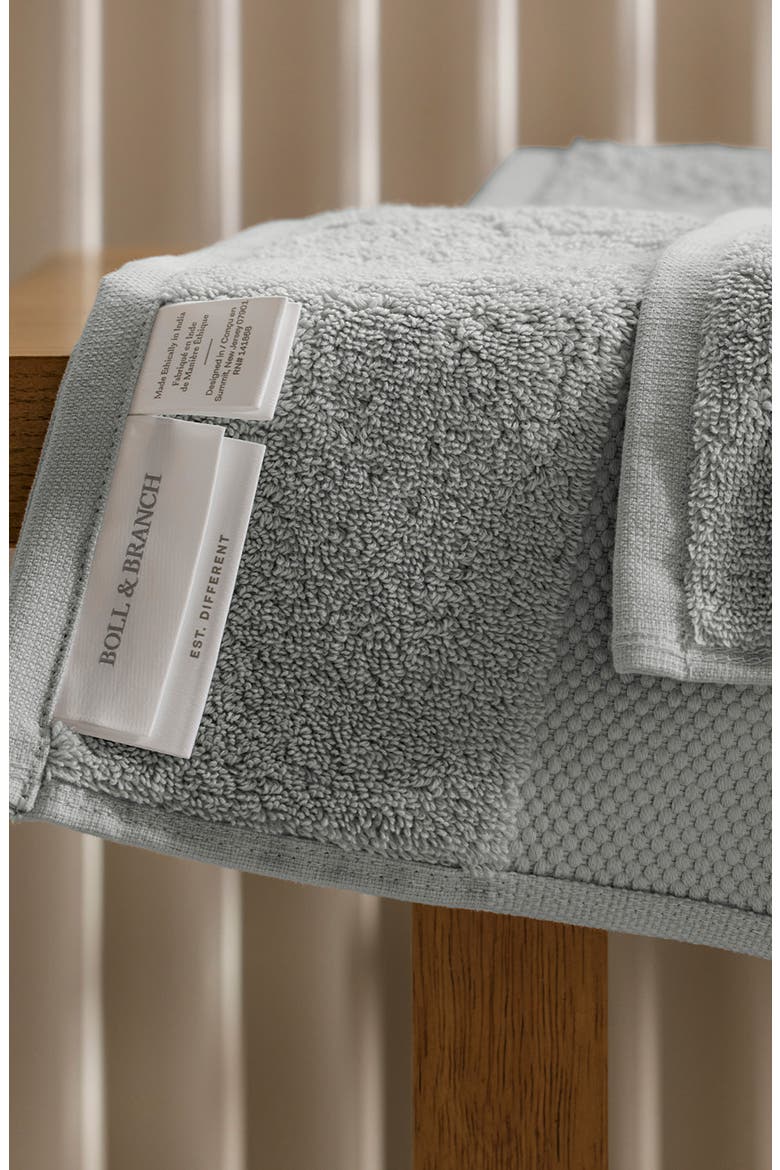 Plush 6-Piece Organic Cotton Bath Towel Set, Alternate, color, SHORE