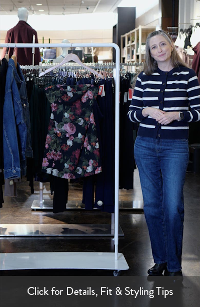 Kelly Floral Strapless Minidress, sales video thumbnail