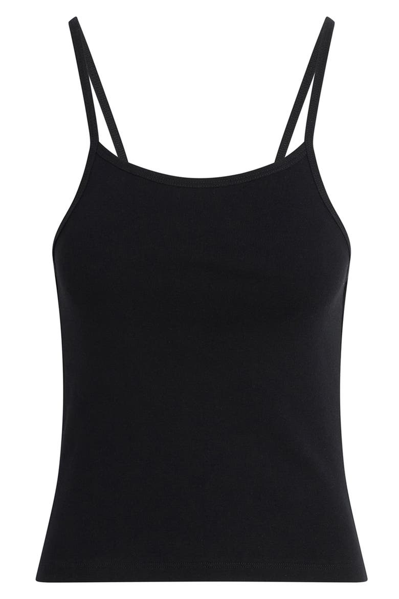 The Everyday Cotton Camisole, Alternate, color, BLACK
