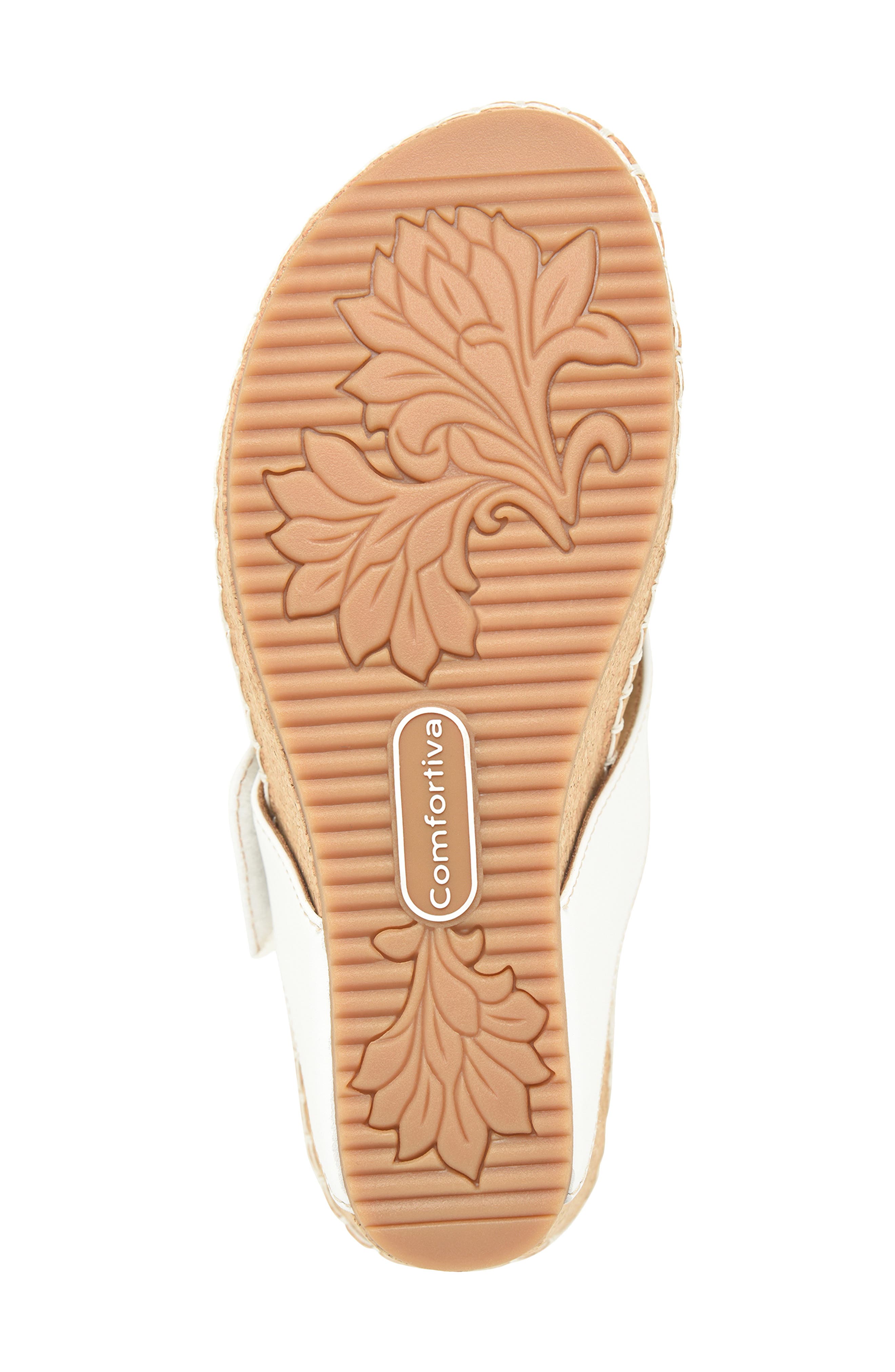 Edwyn Platform Wedge, Alternate, color, WHITE