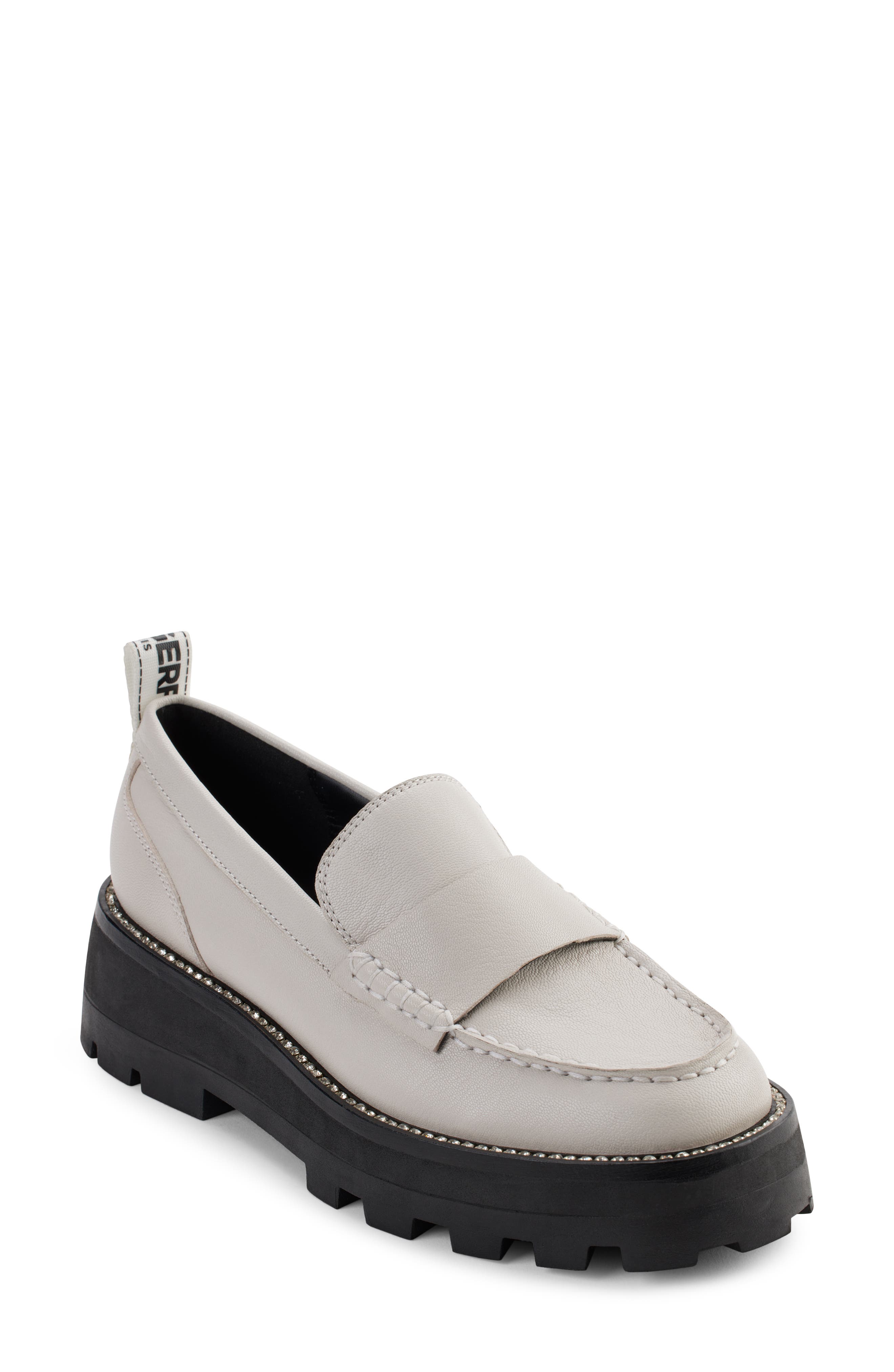 Maysun Platform Loafer, Main, color, SOFT WHITE