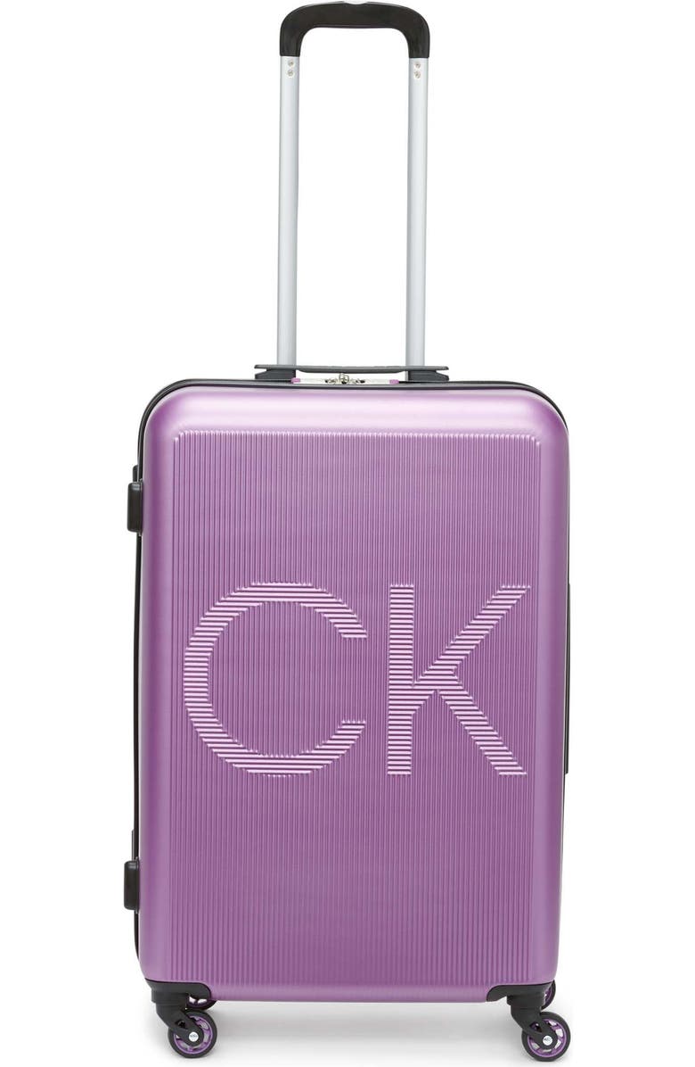 Calvin Klein Vision 3 Piece Luggage Set, Alternate, color, Amethyst