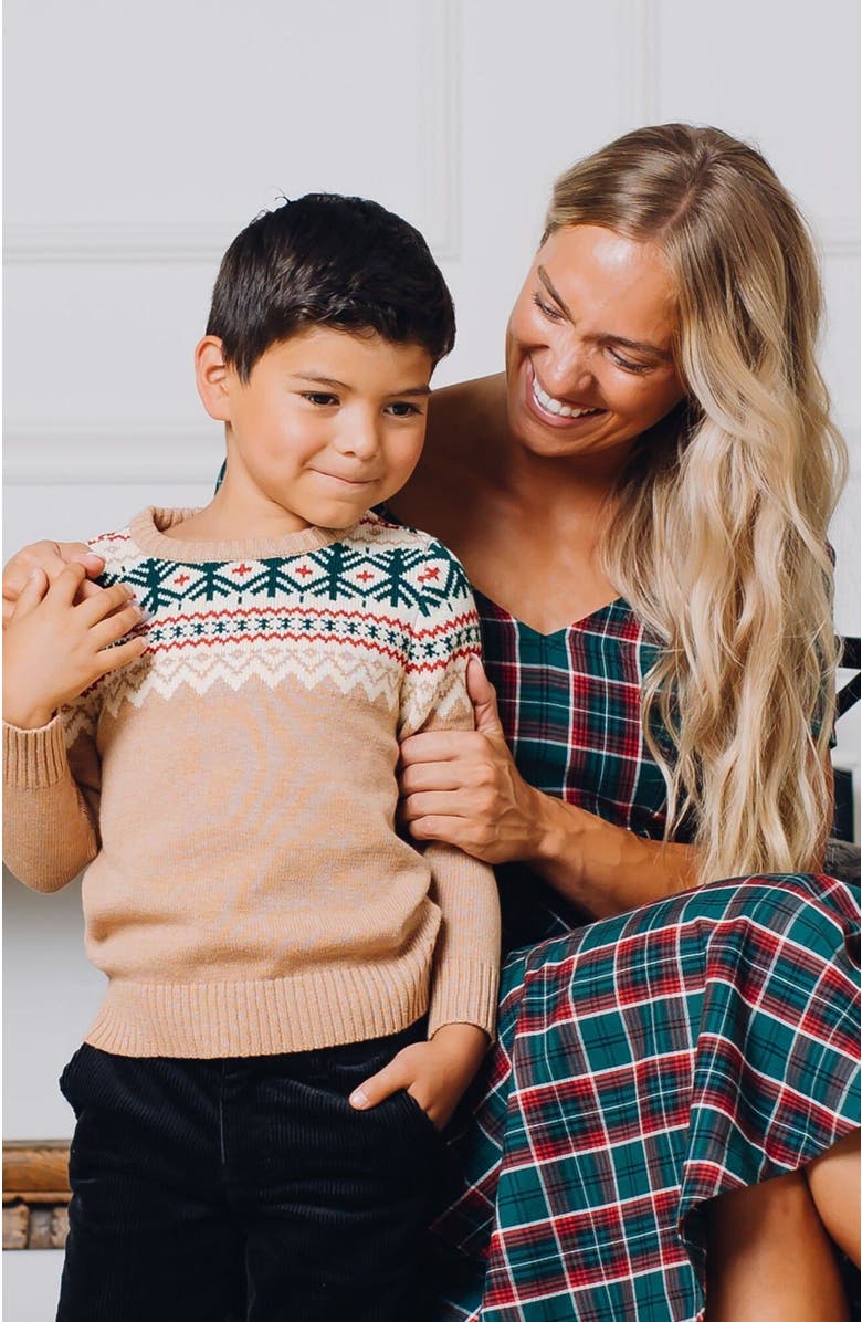 Hope & Henry Boys' Organic Fair Isle Sweater, Kids, Alternate, color,