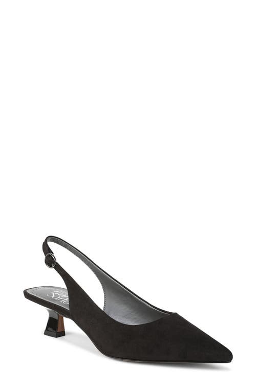 Franco Sarto Jaden Pointed Toe Slingback Pump in Black 