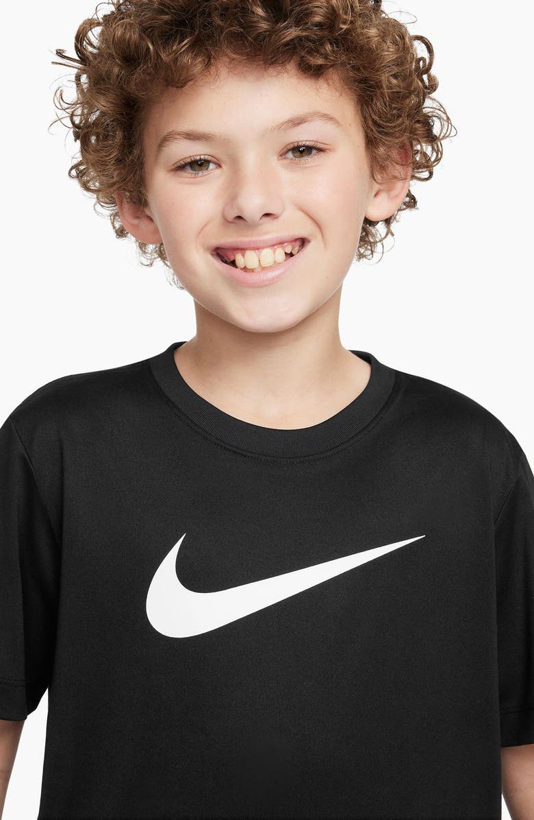 Nike Kids' Legend Dri-FIT Graphic T-Shirt, Alternate, color, Black