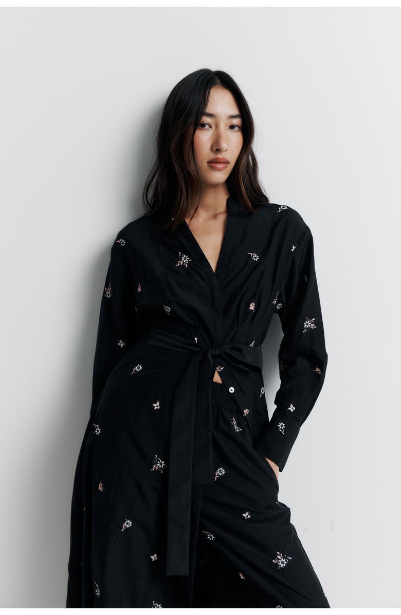 Romy Lola Shirt Dress, Alternate, color, Nightshade Bloom