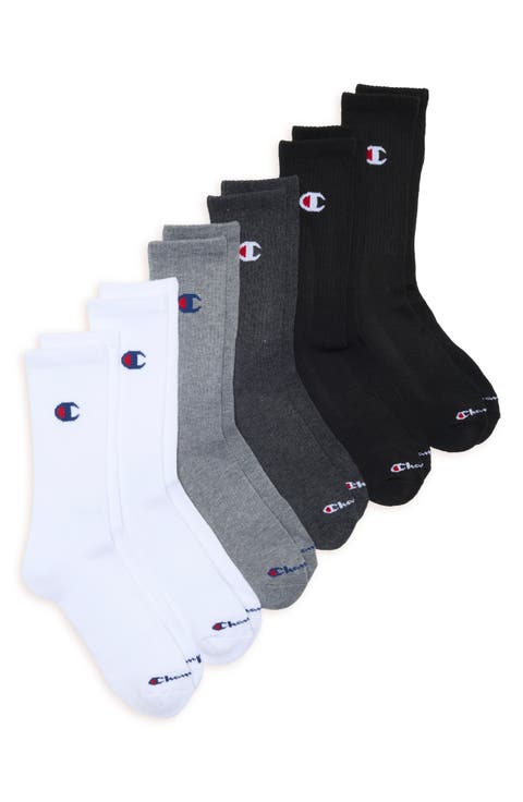 5-Pack Cushioned Crew Socks