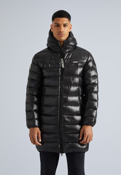 Down-Fill Hooded Coat