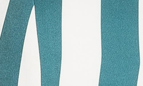 Alexia Admor Poelne Button Front Vest Top In Green Stripe