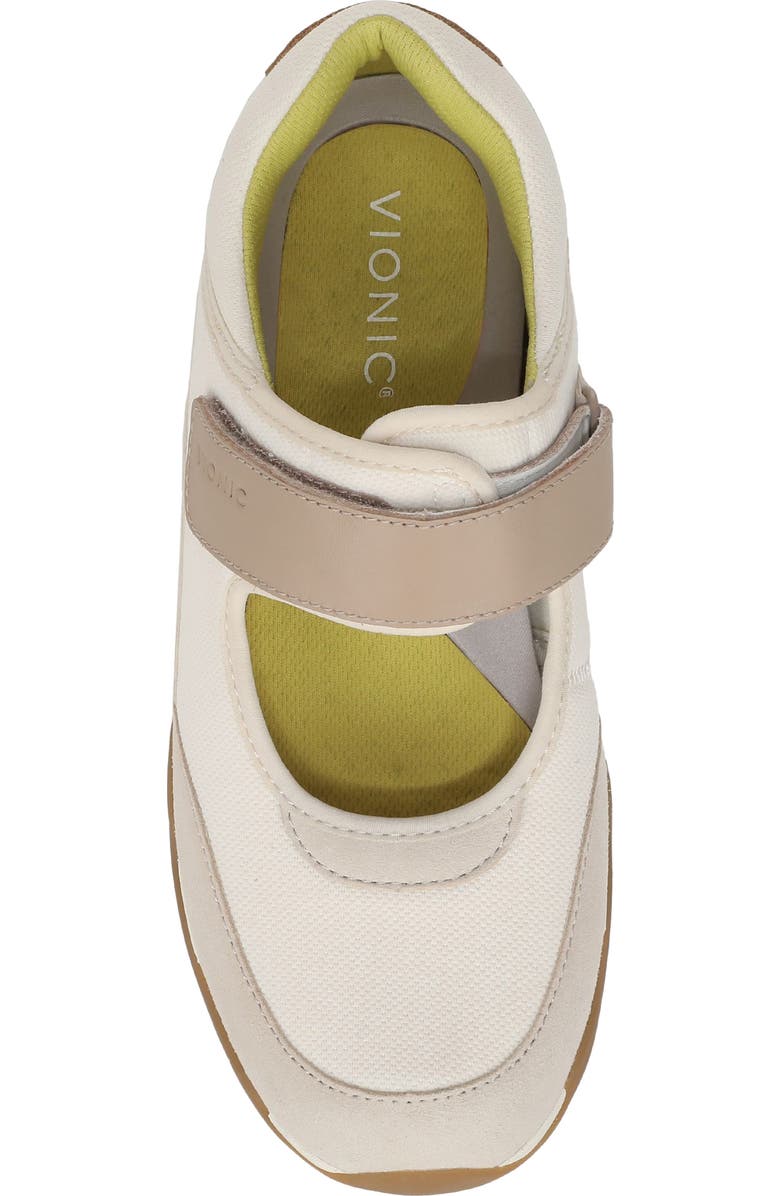 Vionic Walk Slim Giselle Mary Jane Sneaker, Alternate, color, Ivory