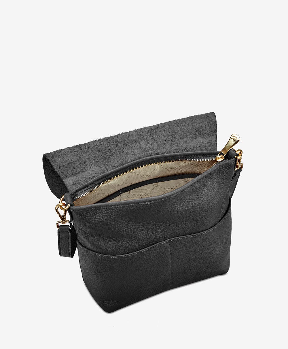 GiGi New York ANDIE CROSSBODY, Alternate, color, Black
