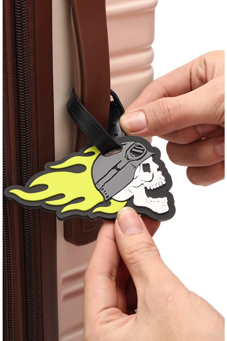 American Heritage 2-Piece Suitcase ID Tag Set with Adjustable Straps, Alternate, color, American Heritage