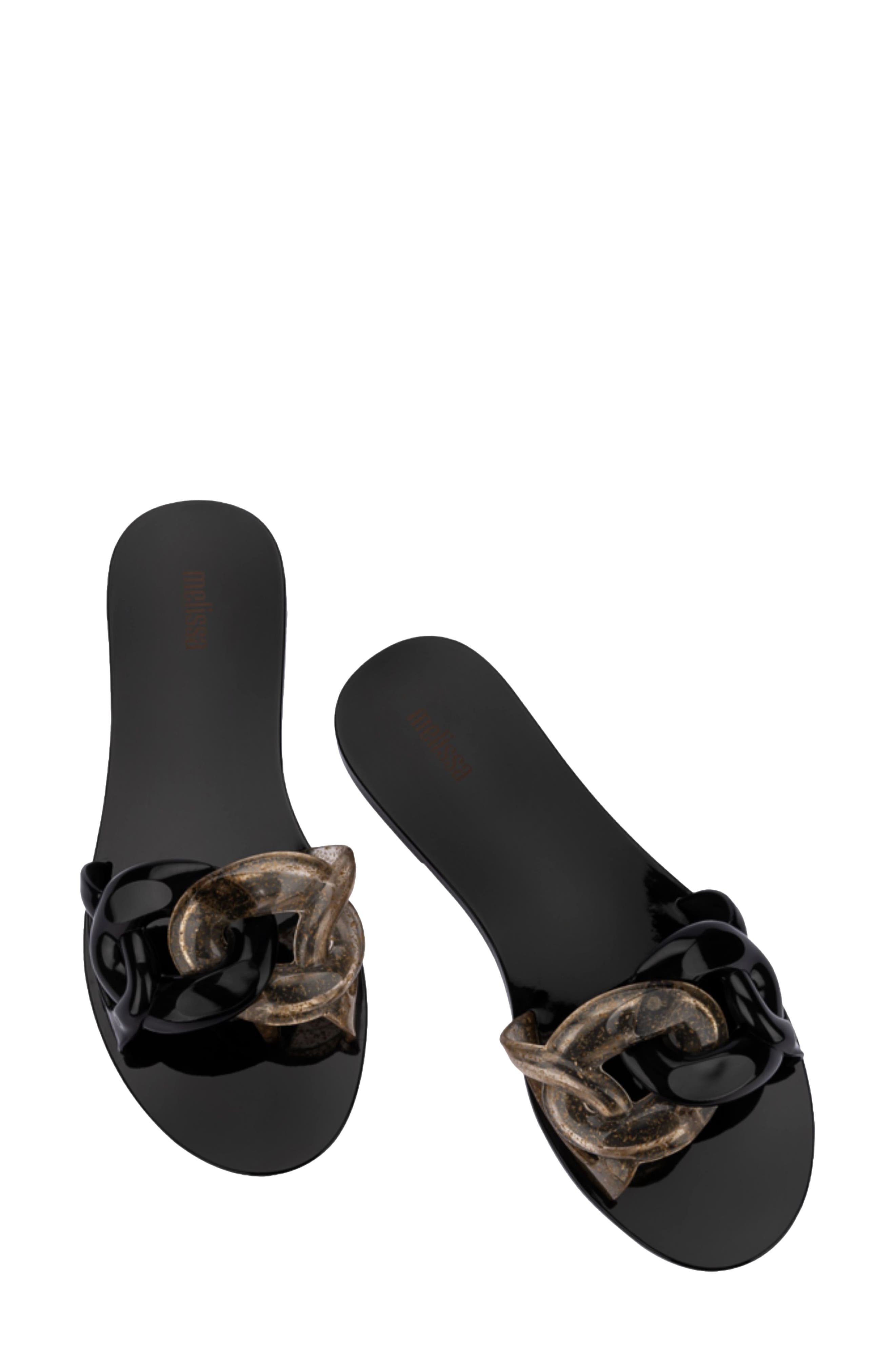 Melissa Jelly Chain Sandal, Alternate, color, 