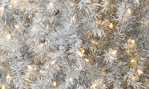 Treetopia Artificial Un-lit Tinkerbell Silver Tree In Silver
