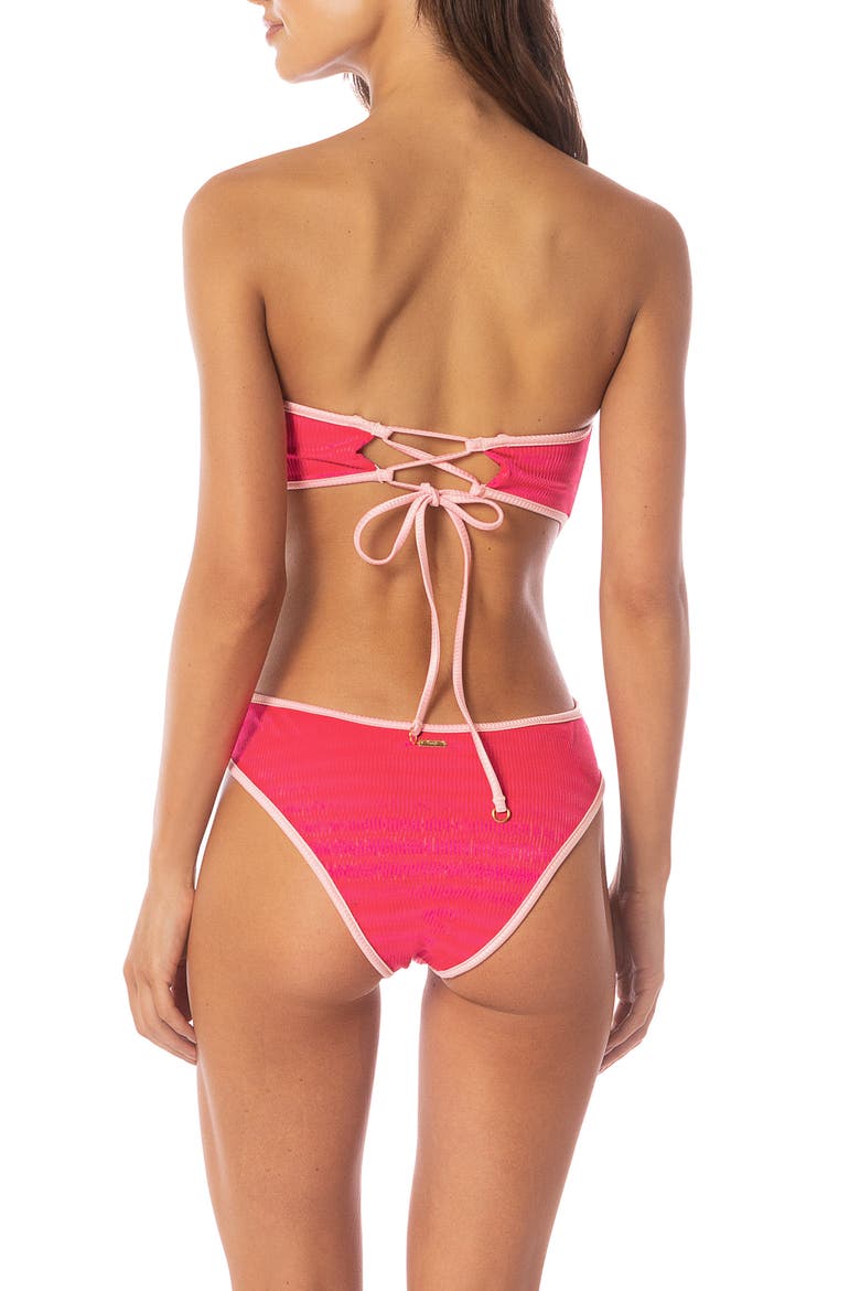 Cirsium One-Piece Swimsuit, Alternate, color, RED