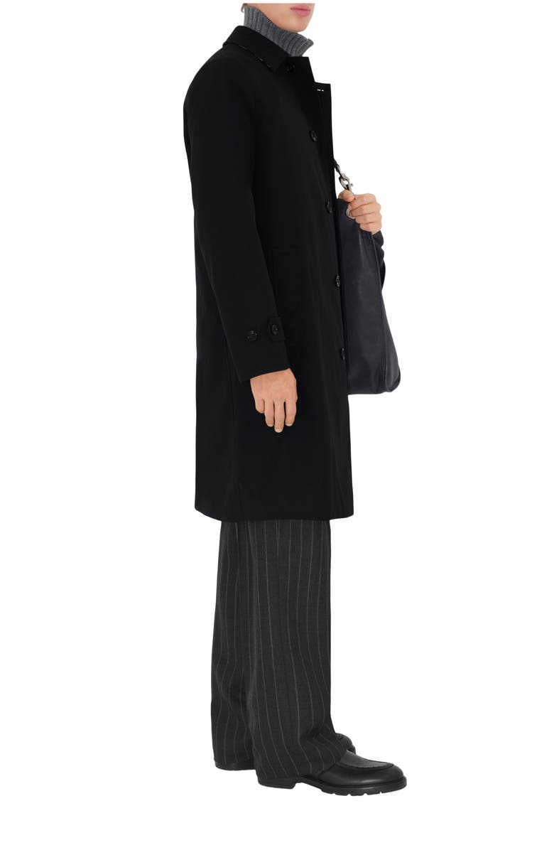 Burberry Long Cotton Blend Car Coat, Main, color,