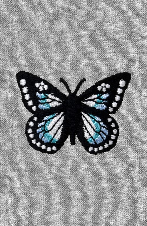 Dalix Butterfly Jogger Sweatpant In Heather Grey