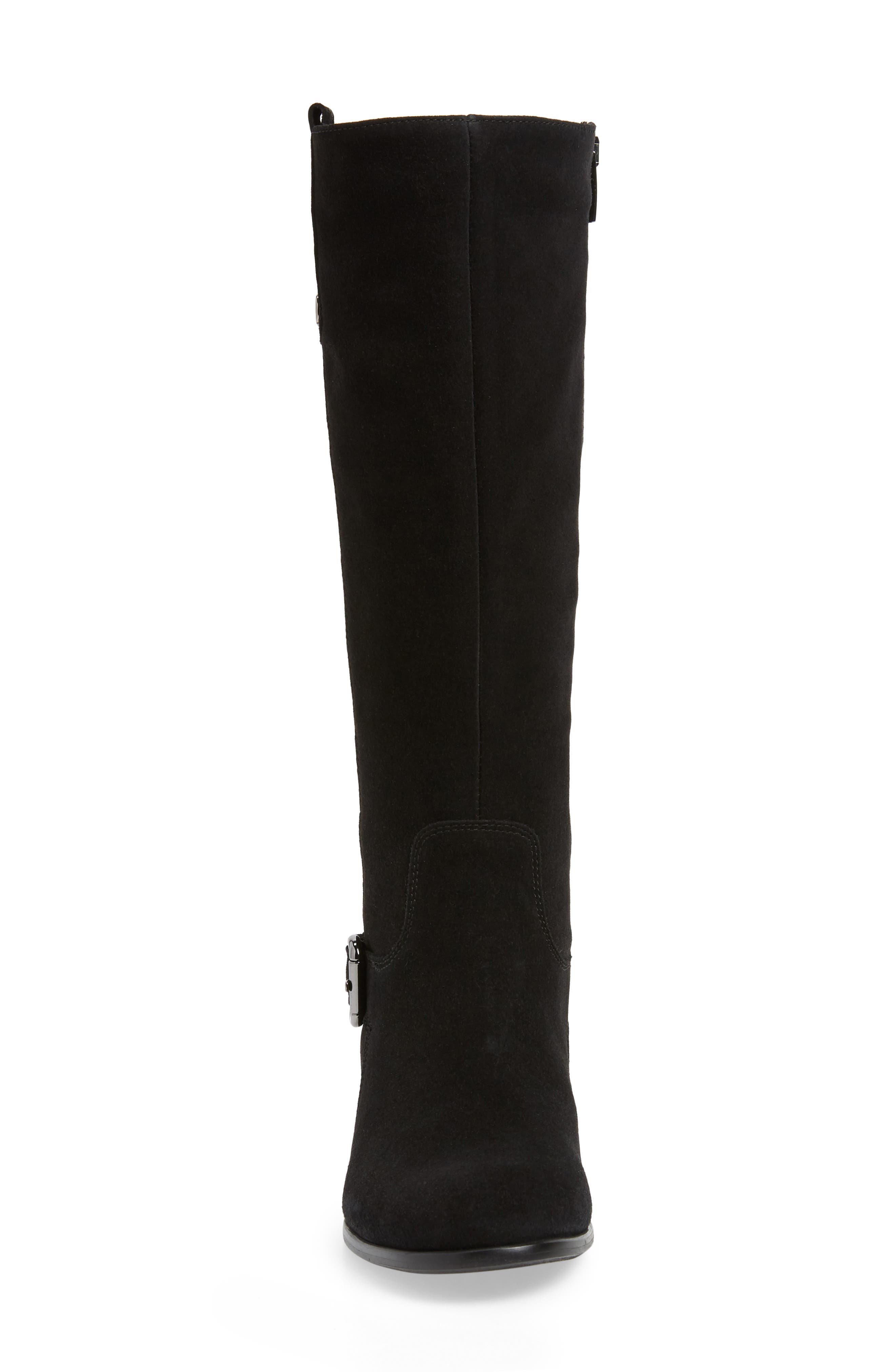 Stefanie Waterproof Boot, Alternate, color, BLACK SUEDE