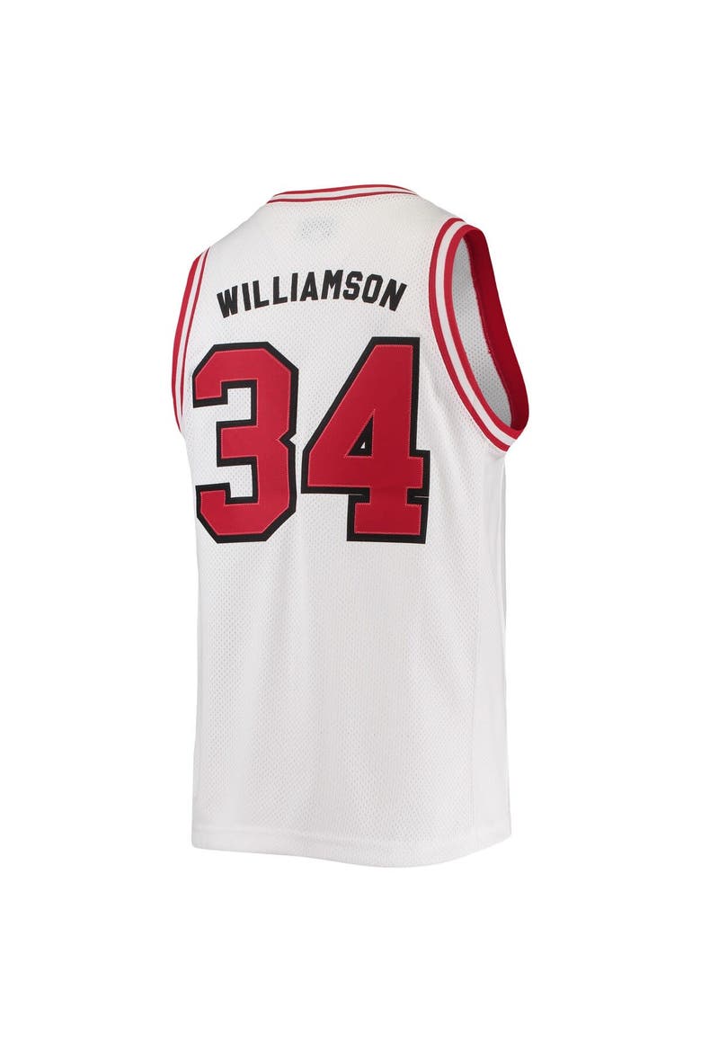 Men's Original Retro Brand Corliss Williamson White Arkansas Razorbacks Alumni Commemorative Classic Basketball Jersey, Alternate, color, White