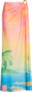 Kulani Kinis Sheer Mesh Cover-Up Maxi Skirt