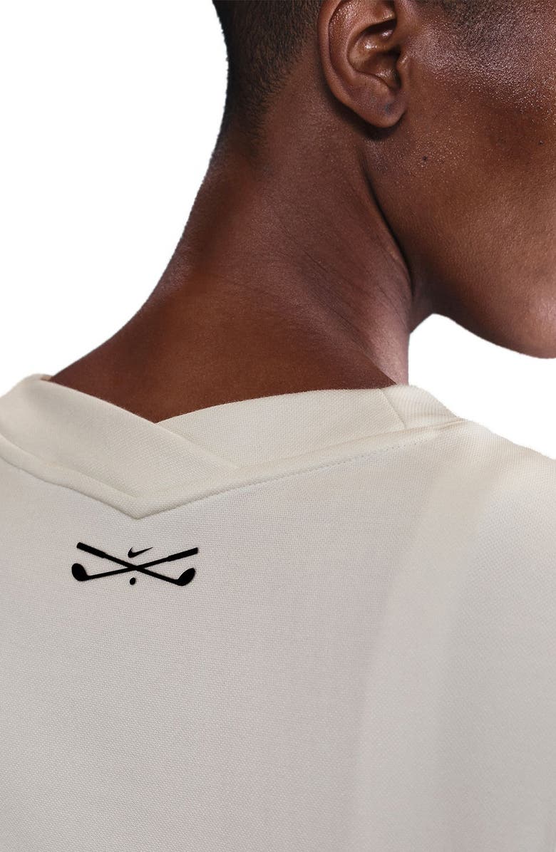 Nike V-Neck Golf Vest, Alternate, color, Sail/ Black