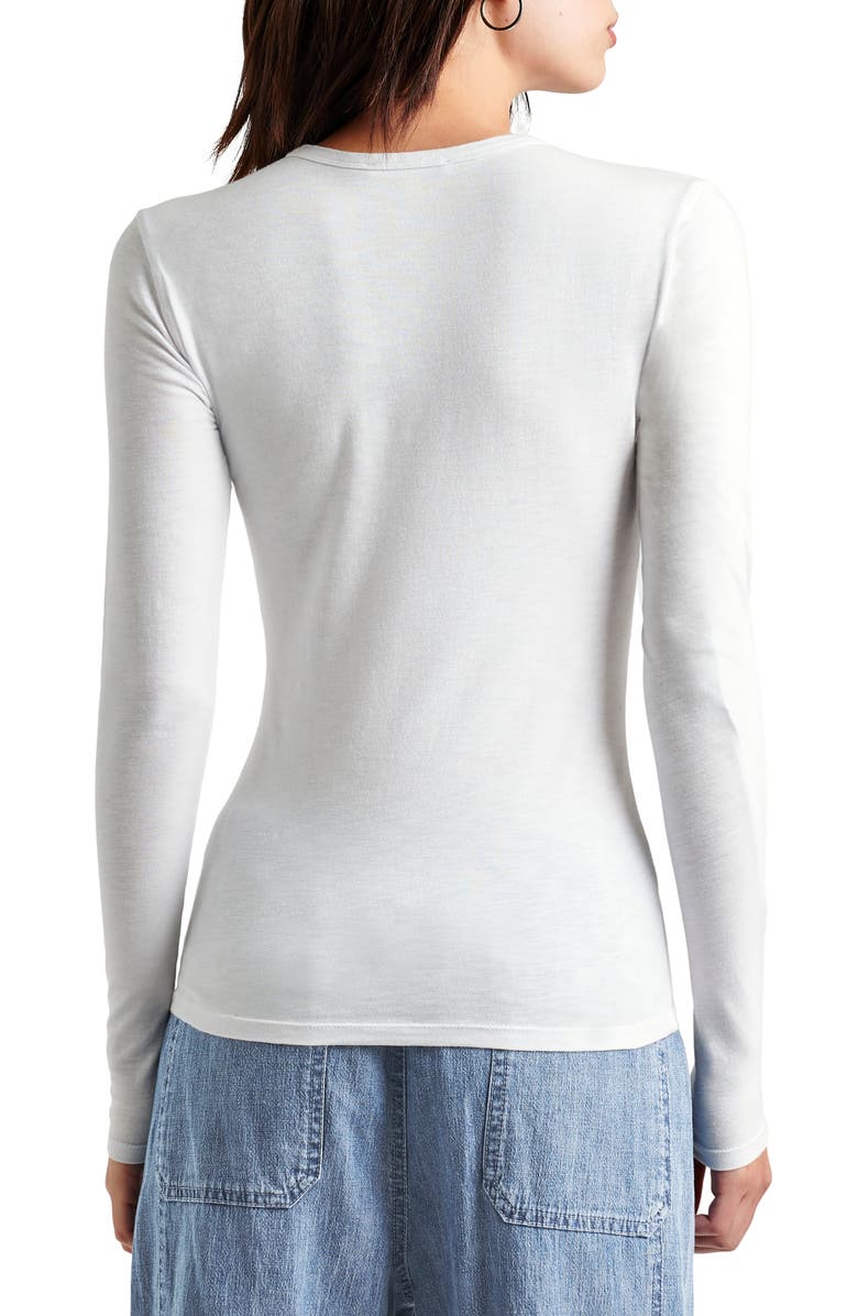 Splendid Eva Slub Top, Alternate, color, White