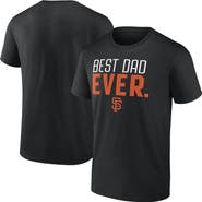 Fanatics MTO Label Men's Black San Francisco Giants Best Dad Ever T-Shirt