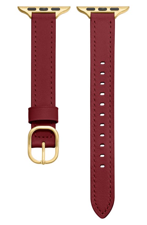 Carmen Skinny Leather Apple Watch® Watchband
