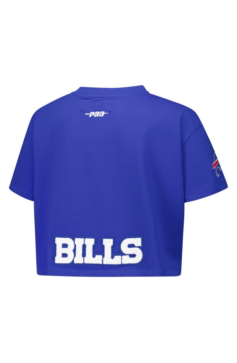 PRO STANDARD Women's Pro Standard Josh Allen Royal Buffalo Bills Player Name & Number Cropped Boxy T-Shirt, Alternate, color, 