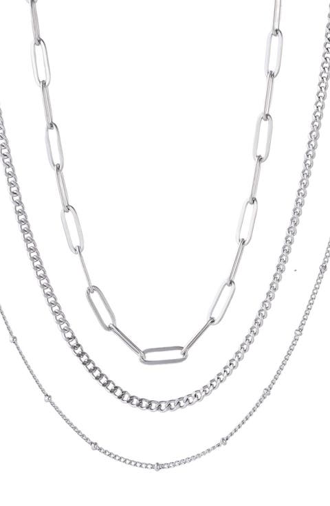 Set of 3 Assorted Chain Necklaces