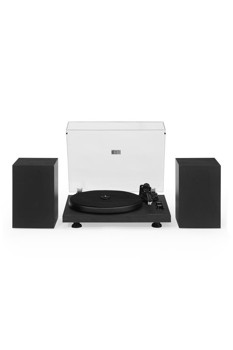 C62 Record Player with Speakers, Main, color, BLACK TONES
