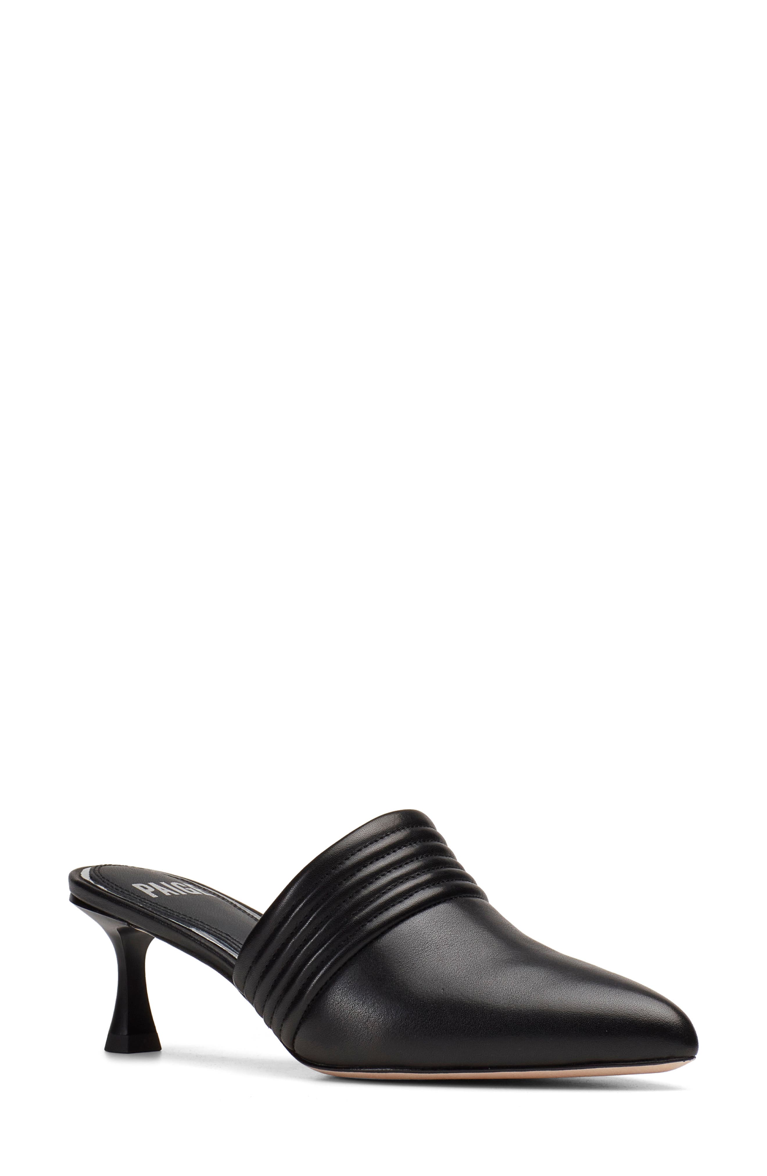 PAIGE Poppy Trapunto Mule, Main, color, 