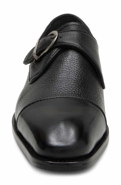 Marquis Cap Toe Leather Monk Strap Shoe