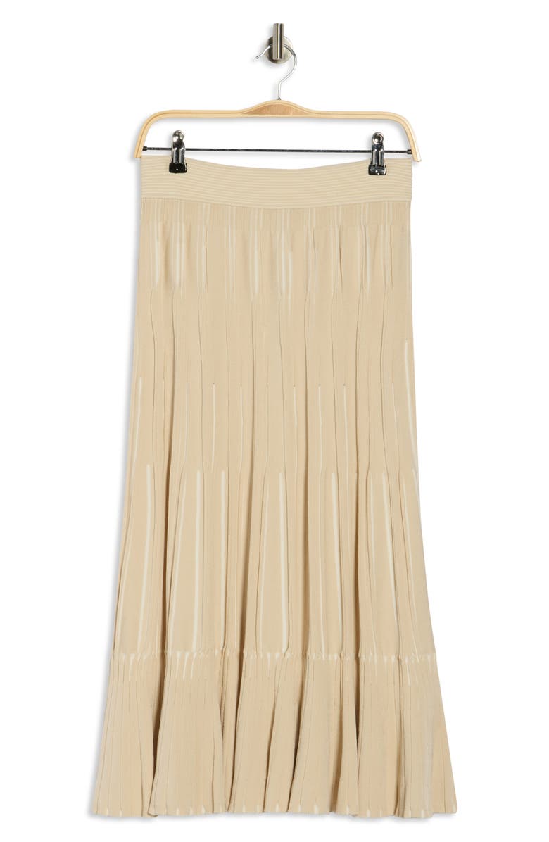 Simkhai Emerie Rib Knit Midi Skirt, Alternate, color, Sand Multi