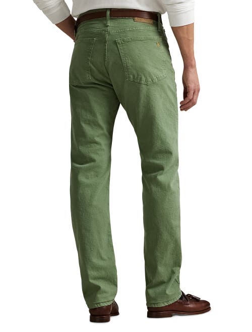 Polo Ralph Lauren Men's Varick Slim Straight Stretch Jeans In Green