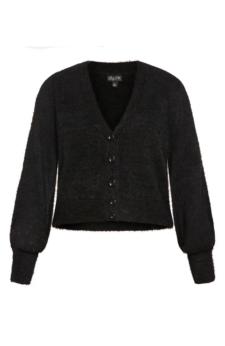City Chic Fluffy Cardigan, Alternate, color,
