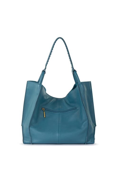 The Sak Los Feliz Large Tote Leather Bag In Blue