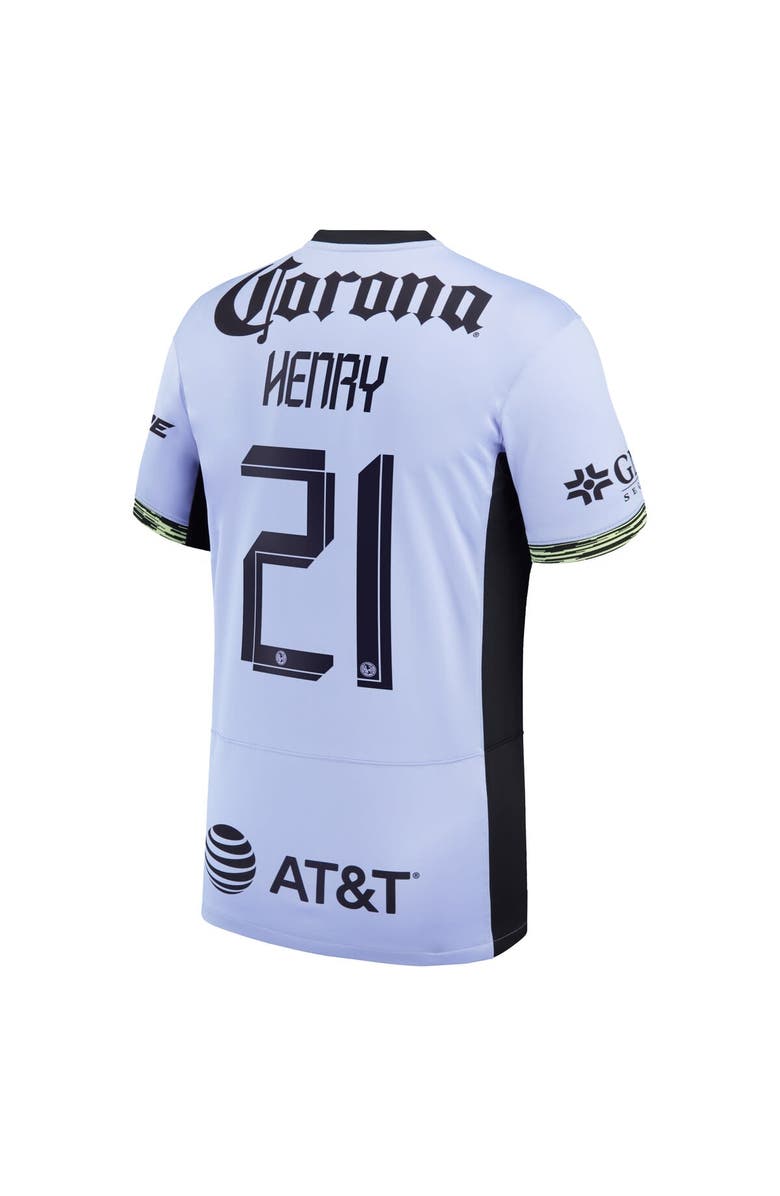 Nike Men's Nike Henry Martin Purple Club America 2023/24 Third Stadium Replica Player Jersey, Alternate, color,