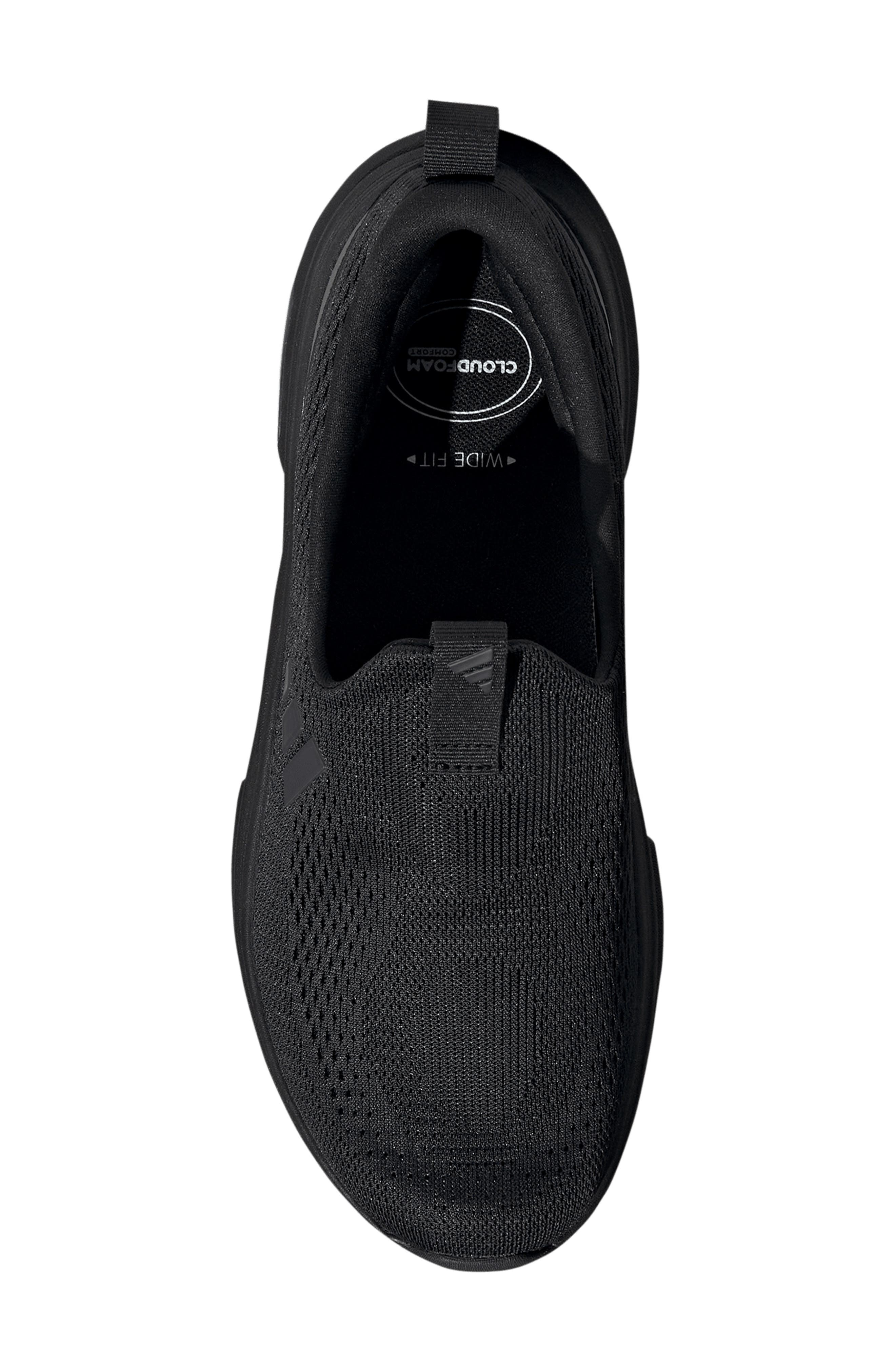 adidas Cloudfoam Cuxxion Slip-On Sneaker, Alternate, color, Core Black/ Grey/ Core Black