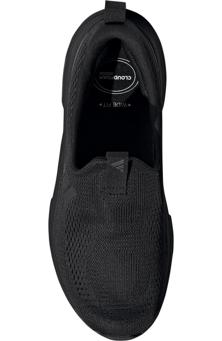adidas Cloudfoam Cuxxion Slip-On Sneaker, Alternate, color, Core Black/ Grey/ Core Black