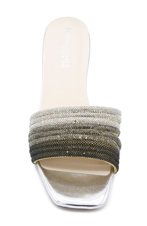 Touch Ups Isla Slide Sandal In Silver