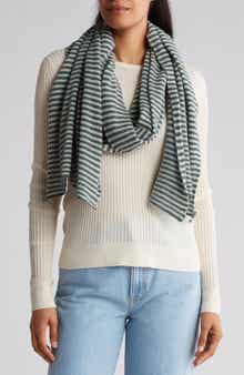 Portolano Stripe Wool Blend Scarf