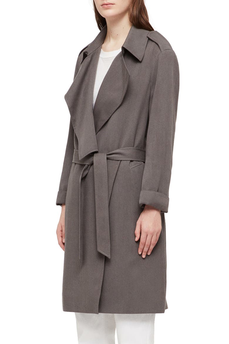 Bexley Trench Coat, Alternate, color, SLATE BLUE