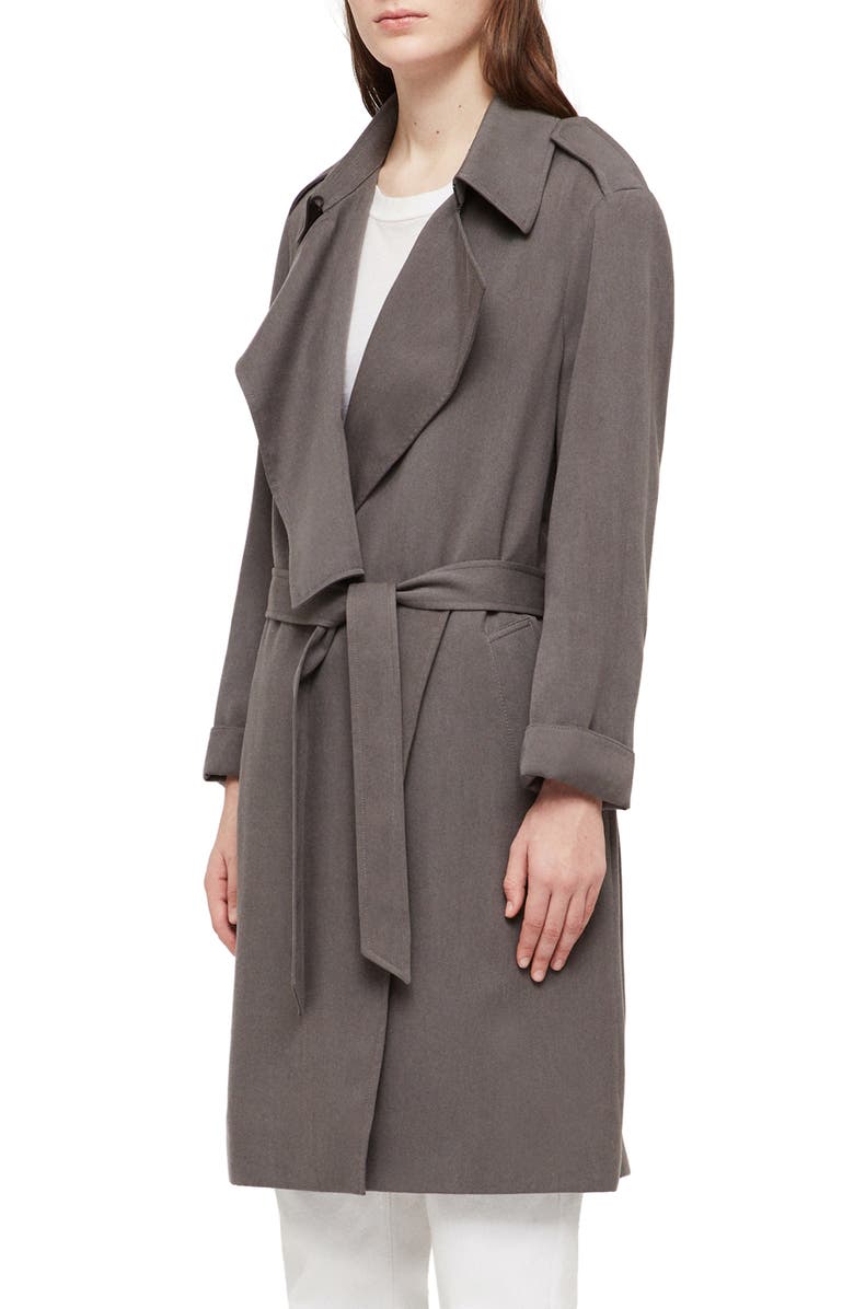 AllSaints Bexley Trench Coat, Alternate, color, 