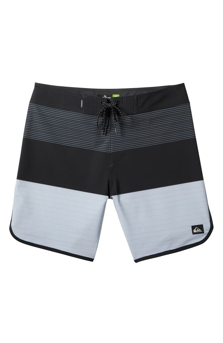 Quiksilver Surfsilk Tijuana Board Shorts, Alternate, color, Mercury Sherpa- Black