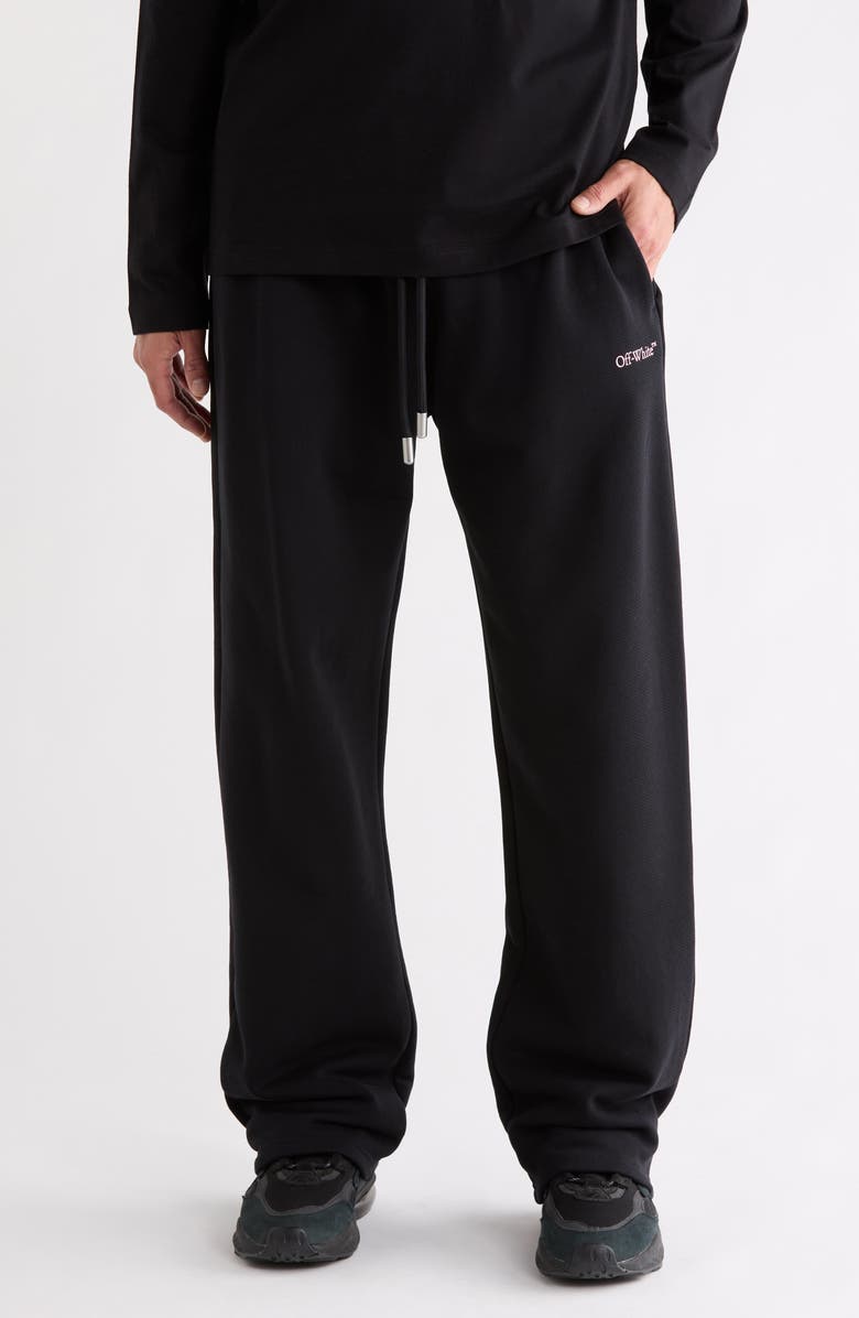 Off-White Vanish Arrow Sweatpants, Main, color, Black-Chalk Pink