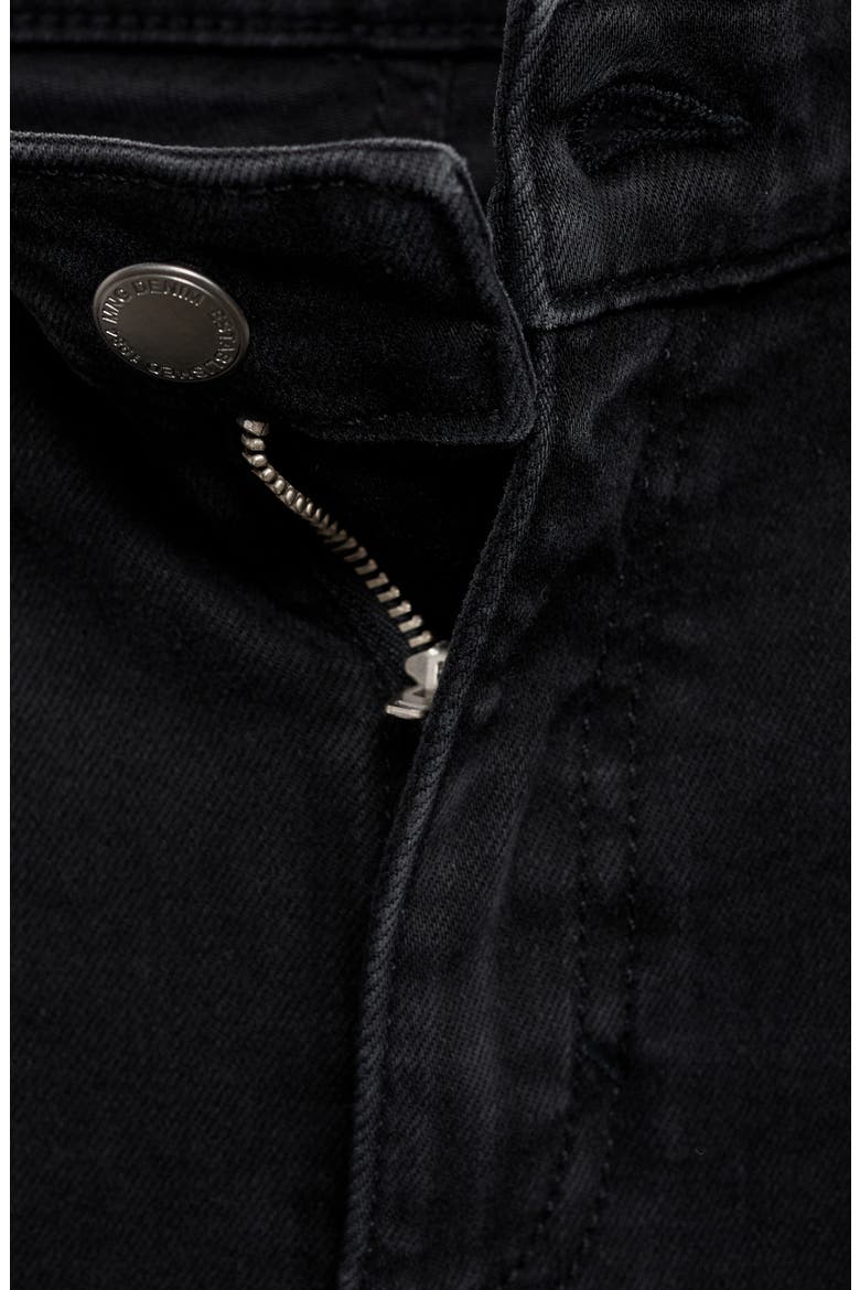 Newisa Mid Rise Skinny Jeans, Alternate, color, BLACK DENIM